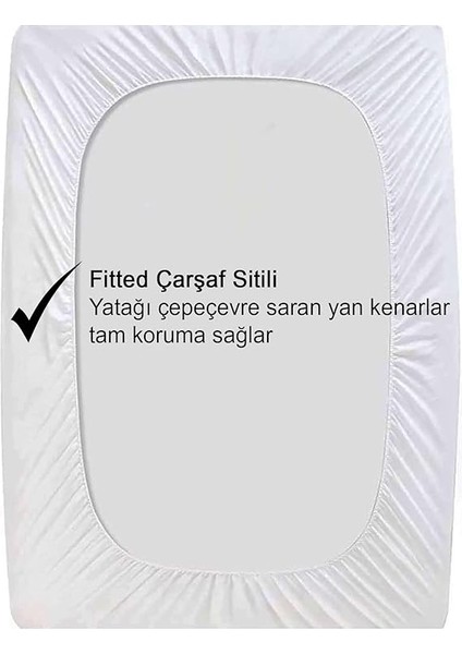 HOME%100 Pamuk, Full Kenar Fitted Sıvı Geçirmez,tek, Çift Kişilik Bebek Yatak Koruyucu Çarşaf Alez (Beyaz, 140X200) fırsatları