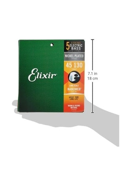 14202 Nanoweb Light 5 Telli Bas Gitar Teli (45-130) modelleri
