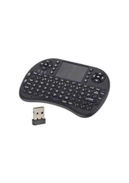 2,4 Ghz Mini Mobil Kablosuz Klavye Dokunmatik Yüzeyli Mouse ile Şarj Edilebilir Li-Ion Batarya Samsung UA55D7000LM 140 cm Smart Tv Için indirimleri