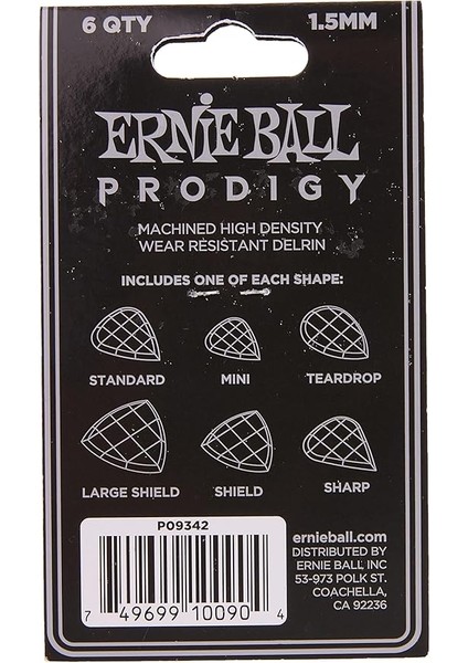 Ball 1.5mm Prodigy Multipack Seçtikleri, 6'lı Paket, Siyah fırsatları