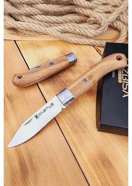 Mutfak Bıçak Seti Çakı Et Ekmek Sebze Meyve Bıçak El Yapımı. (20 Cm)