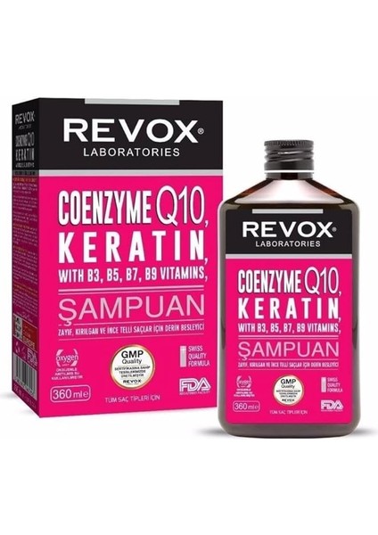 Coenzyme Q10 Şampuan 360 ml