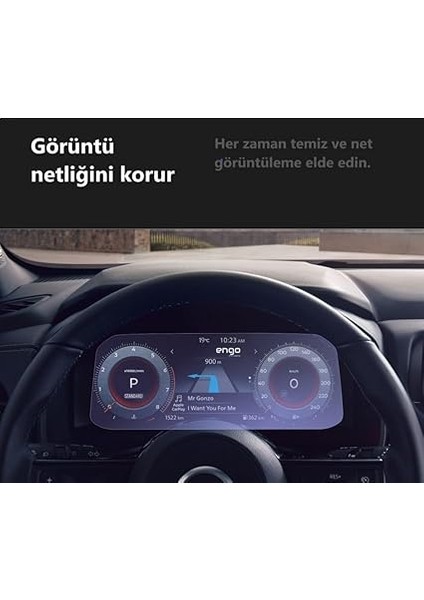 Nissan Qashqai 12.3 Inç Dijital Gösterge Paneli Ile Uyumlu Ekran Koruyucu Nano indirimleri
