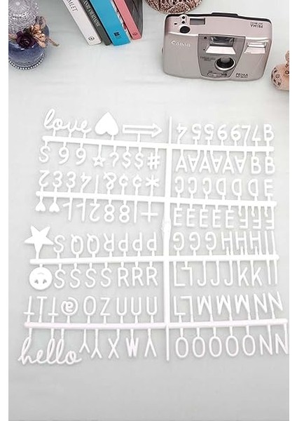 Gitti Ahsap Yazı Panosu Mesaj Tahtası ve Beyaz Harf Seti indirimleri