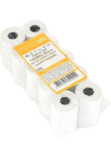 56 14 14 mt Termal Rulo 10 Lu Paket 48 gr
