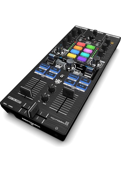 Mixtour Pro | Ultra Taşınabilir Hepsi Bir Arada 4-Deck Usb-C Ses Kartlı Dj Controller/kontrolör | Algoriddim Djay Pro Için (Mac, Pc, Ios & Android Uyumlu)