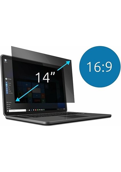 626462 Dizüstü Bilgisayar Gizlilik Ekranı Filtresi 2 Yönlü Çıkarılabilir, 14" fiyatları