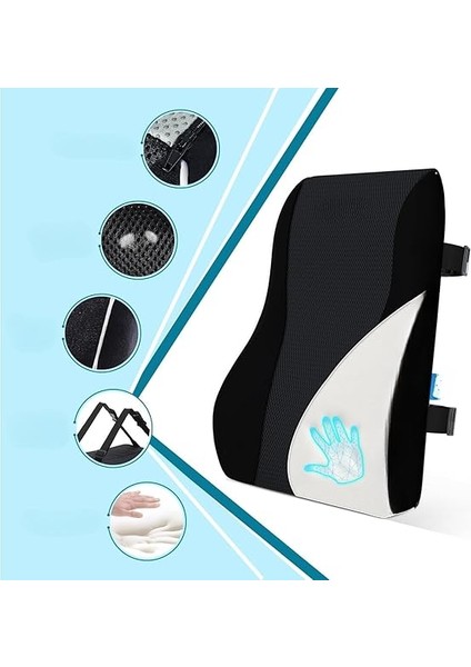 Nesil Visco Bel Yastığı Sırt Minderi Ortopedik Bel Minderi Ortopedik Sırt YASTIĞI%100 Visco Destek Minder fiyatları