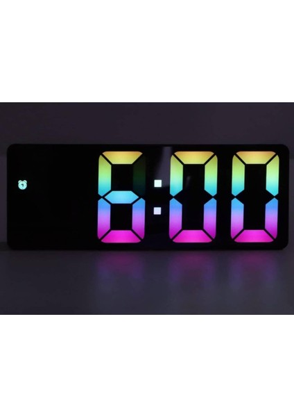 LED Dijital Masa Saati Termometre Alarm Takvimli Mod Ayarlı (Renkli) modelleri