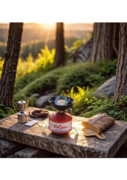 Portatif Piknik Ocağı, Kamp, Balık, Tatil, Yolculuk Ocağı, Çakmak Gazlı Çalışır, 150DK Yanma Süresi, 12.5 cm Genişlik, 15 cm Yükseklik, 400 Gr, (Boş Gönderilir), (203), Gri fırsatları