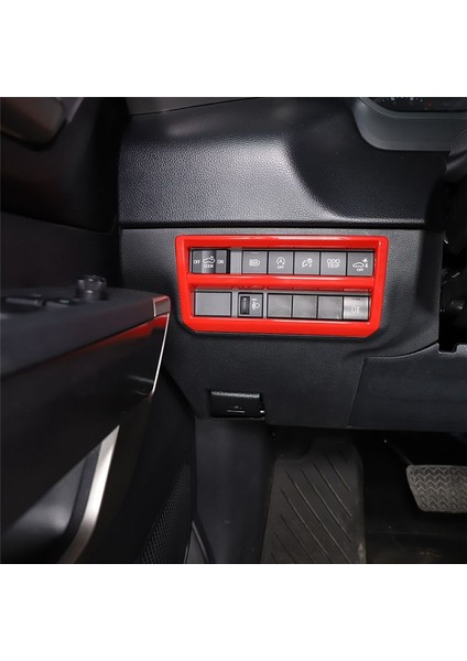 Araba Far Anahtarı Dekoratif Çerçeve Kapak Aksesuarları Toyota Tundra/sequoia İçin Abs Sports Red/sequoia 22 (Yurt Dışından) indirimleri
