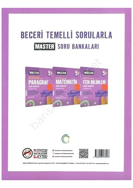 Sınıf Master Matematik Soru Bankası fiyatları