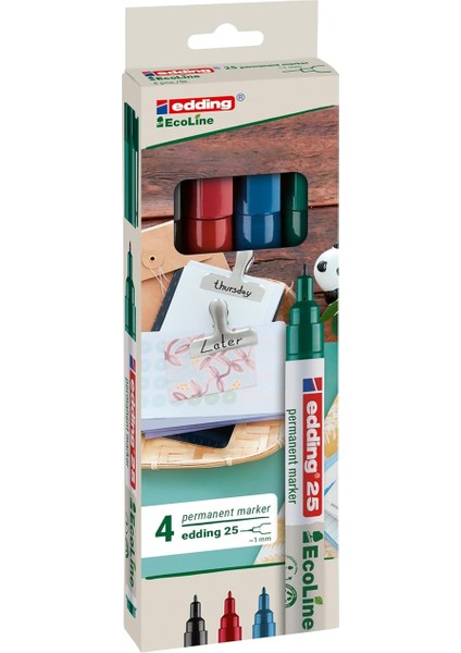 Kalıcı Marker 25 Ecoline, Doldurulabilir, 1 Mm, Çeşitli fiyatları