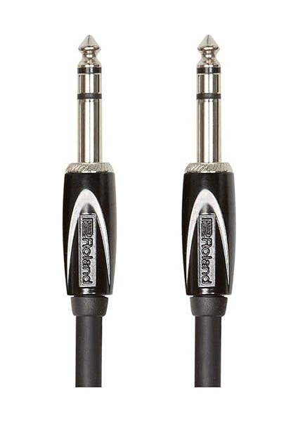 Black-Serisi Stereo Bağlantı Kablosu – 6,3 mm -Trs Jak, Uzunluk: 3 M – Rcc-10-Trtr