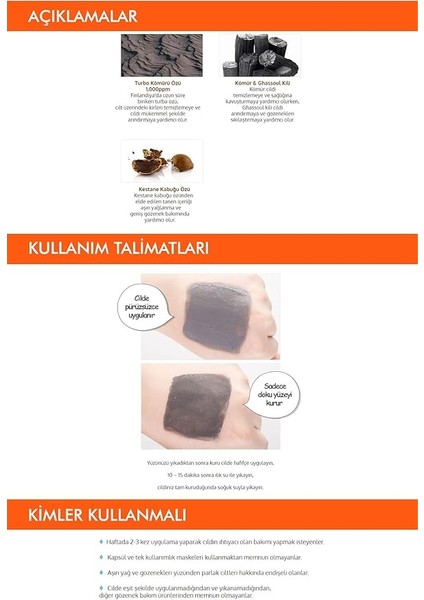 Gözenek Temizleyici Kil ve Kömür Maskesi 50 Mililitre Fresh Mate Peat Mask Pore Clearing modelleri