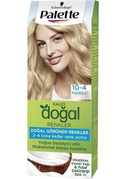 Kalıcı Doğal Renkler 10-4 Papatya Saç Boyası fiyatları