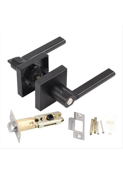 1 Set Amerikan Kapı Kilidi 3-Lever Tip Gizlilik Kol Kapıs (Yurt Dışından)