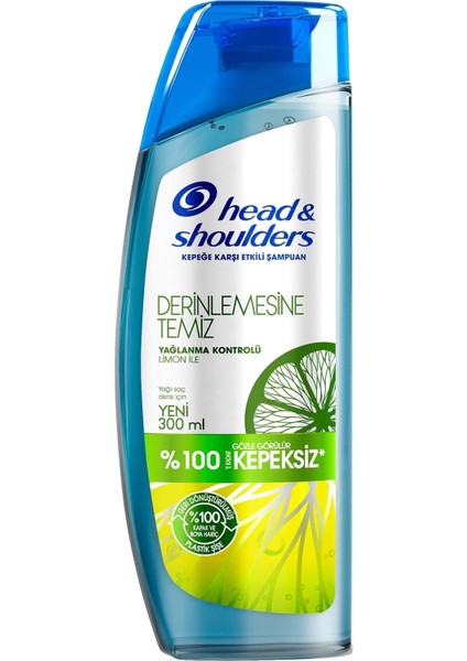 & Shoulders Derinlemesine Temizlik Şampuan Yağlanma Kontrolü Limon 300 ml