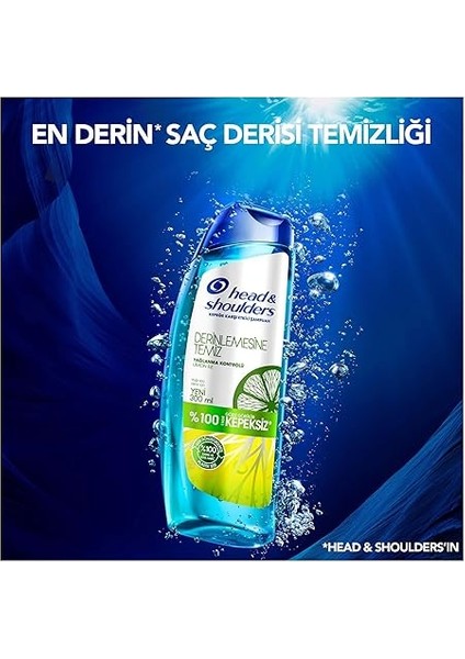 & Shoulders Derinlemesine Temizlik Şampuan Yağlanma Kontrolü Limon 300 ml modelleri