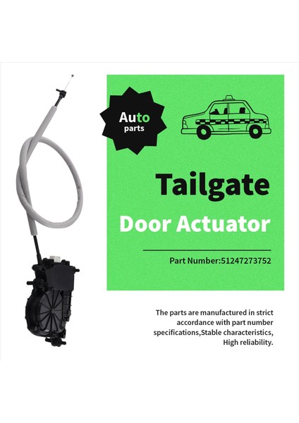 51247273752 Araba Arka Bagaj Kapısı Aktüatör Bagaj Kapağı (Yurt Dışından) fırsatları