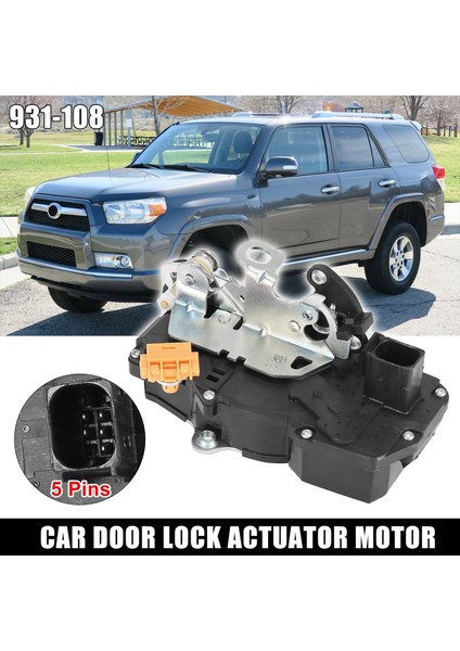 2007-2014 İçin Arka Sol Yeni Kapı Kilidi Aktüatörü Gmc Yukon Sierra Chevy Silverado Cadillac Escalade 931-108 (Yurt Dışından) modelleri