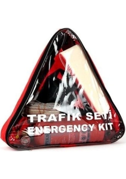 Ile Uyumlu Üçgen Trafik Seti Bez Çantalı ve Karayollarına Uygun Ilk Yardım Üçgen