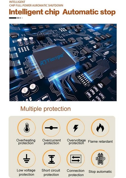 Rjtianye 12V Tam Otomatik Akıllı Şarj Cihazı 6A Yüksek Gü (Yurt Dışından) fırsatları