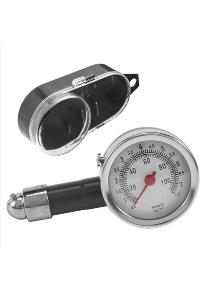 Küçük Lastik Basınç Göstergesi 10-100PSI Motosikletler Arabalar Suv Atv İçin Doğru Mekanik Çinko Alaşım Hava Gage (Yurt Dışından) fiyatları