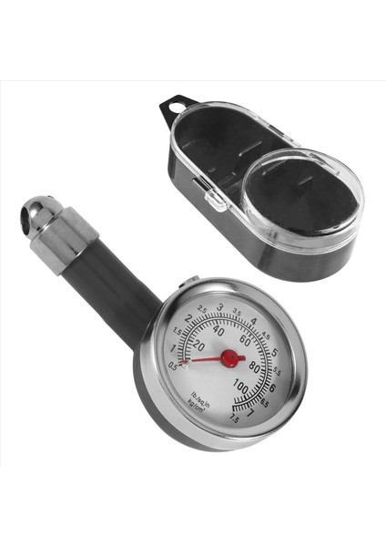 Küçük Lastik Basınç Göstergesi 10-100PSI Motosikletler Arabalar Suv Atv İçin Doğru Mekanik Çinko Alaşım Hava Gage (Yurt Dışından) modelleri