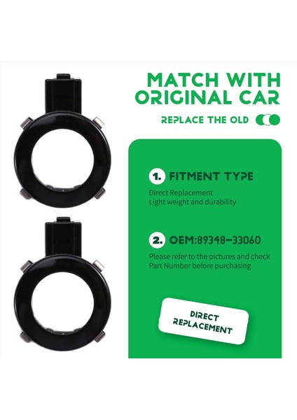 Toyota Sequoia İçin Araba Ters Radar Toka Kapağı Park Sen (Yurt Dışından) indirimleri