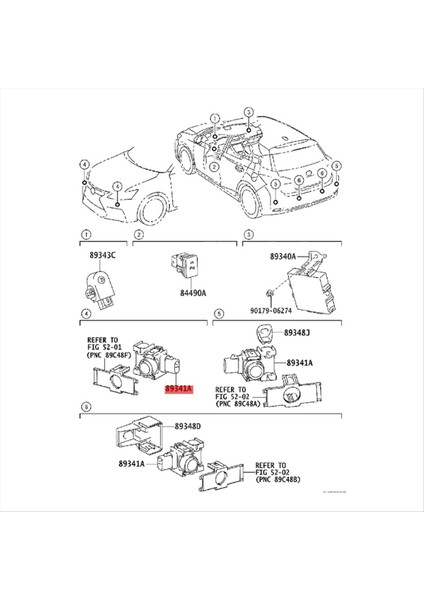 Araba Pdc Park Radar Sensörü Ultrasonik 89341-78010 Lexus (Yurt Dışından) fırsatları