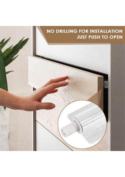 6 Adet Manyetik Push Mandal Yakalama Dolap Kapısı İçin Aç (Yurt Dışından) modelleri