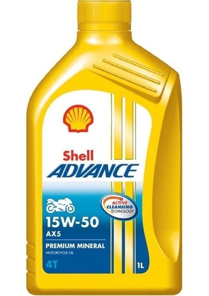 Yağ 15/50 Advance 4t Ax5 1 Lt Motosiklet Yağı