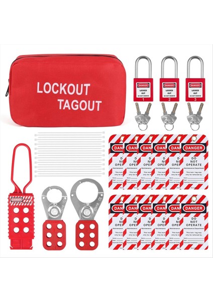 Lockout Tagout Kiti Elektrik Grubu Kilitleme Haspstags En (Yurt Dışından)