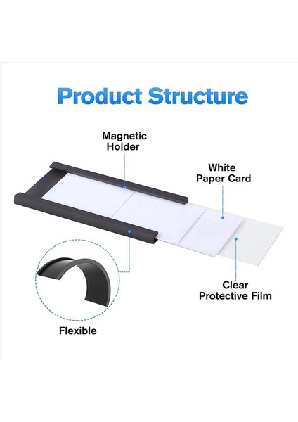 400 Paket Manyetik Etiket Tutucusu C Kanalı Manyetik Etik (Yurt Dışından) modelleri