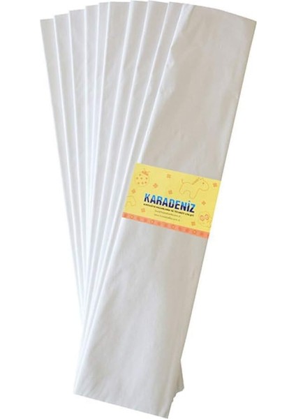 Lü x Krapon Kağıdı Beyaz 10'lu 50 x 200 cm