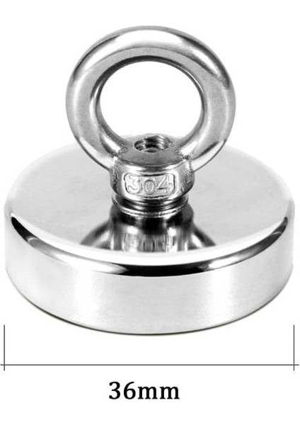 D36 Neodyum Mıknatıs 36MM 41KG Askılı Güçlü Fishing Salvage Magnet fırsatları