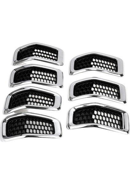 Araba Ön Tampon Ekleme Mesh e Dekorasyon Kapağı Ön Radyat (Yurt Dışından)