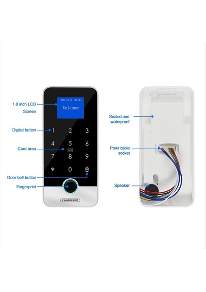Bluetooth Tuya App Akıllı Parmak Izi Rfıd Erişim Kontrol (Yurt Dışından) modelleri