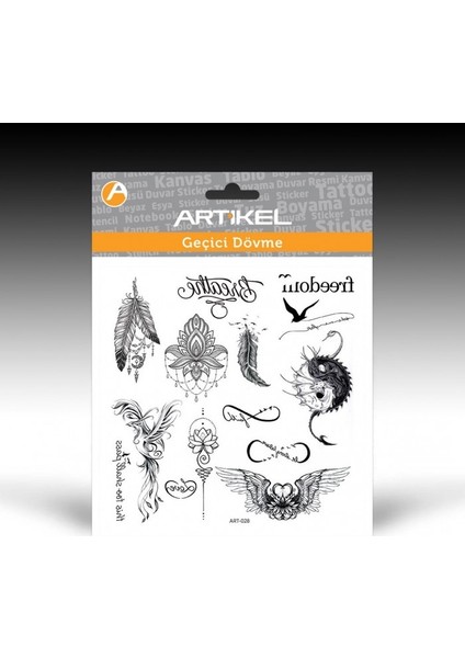 Artikel Freedom Dövme 15,5 x 16 cm