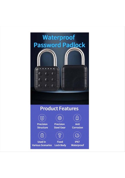 Tuya Bluetooth Akıllı Parmak Izi Kapısı Kilit Anahtarsız (Yurt Dışından) fiyatları