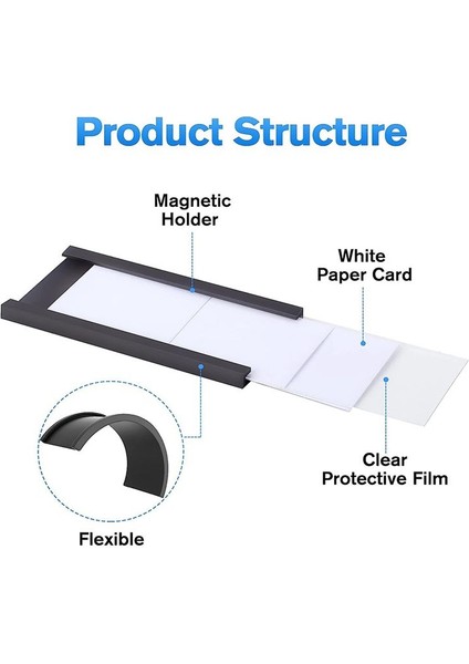 50 Paket Manyetik Etiket Tutucu C Kanalı Manyetik Etiketl (Yurt Dışından) fırsatları