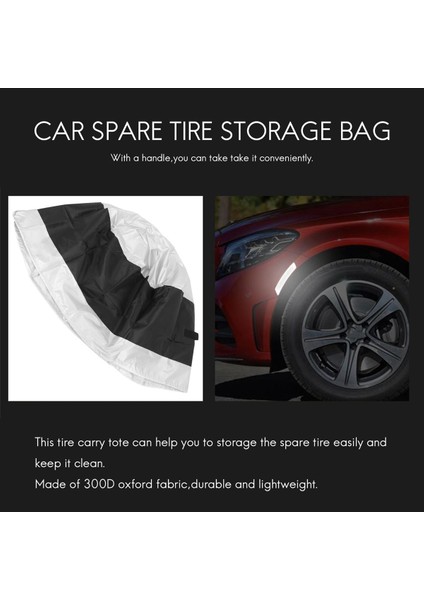 4pcs Lastik Kapak Kasası Araba Yedek Lastik Kapağı Depolama Torbaları Tote Polyester Lastik Arabalar İçin Tekerlek Koruma Kapakları 4 Mevsim (Yurt Dışından) modelleri