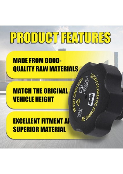 RC98 15075118 Radyatör Kapağı Ekipmanı 15 P SChevy Sil (Yurt Dışından)