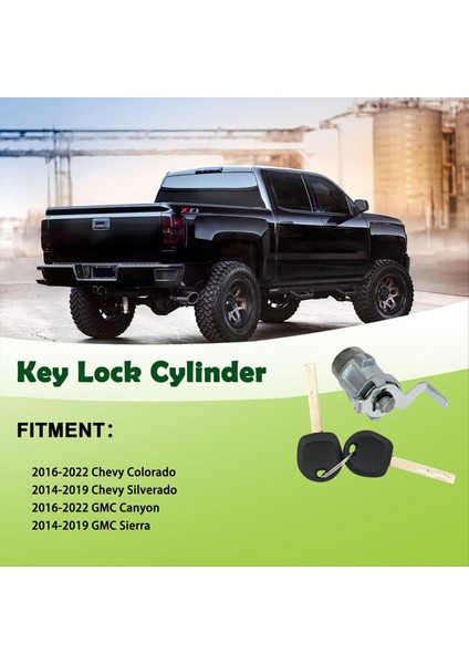 Arka Bagaj Kapağı Asansör Kapı Kilit Silindiri Chevy Silverado Gmc Sierra Kanyonu İçin Anahtarlarla 23338181 23371760 (Yurt Dışından) fiyatları