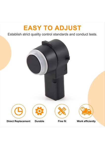 4pcs Araç Arka Park Mesafesi Kontrol Sensörü Peugeot İçin (Yurt Dışından)