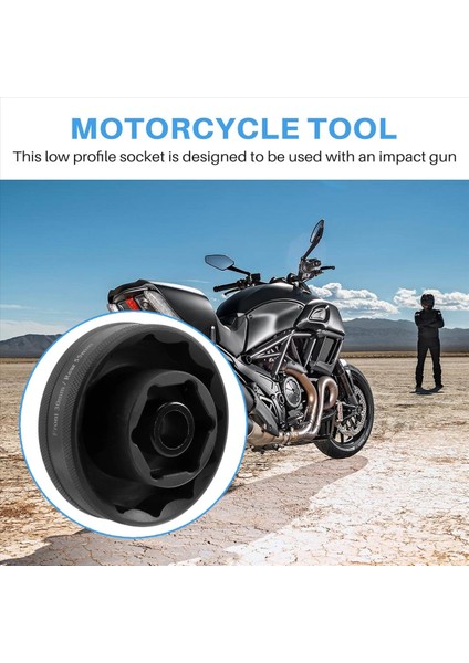 Ducati İçin 55MM + 30MM Tekerlek Somunu Soket Aracı 1098 1198 1199 Multistrada Diavel (Yurt Dışından) fırsatları
