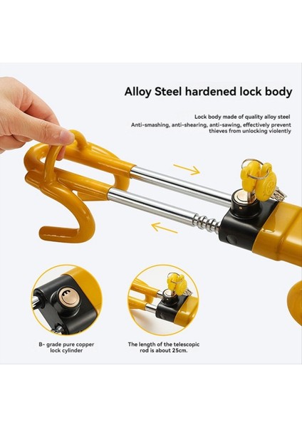 Direksiyon Simidi Kilidi Ağır Dereceli Hırsızlık Önleyici (Yurt Dışından) fırsatları