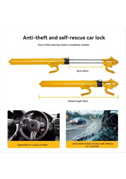 Direksiyon Simidi Kilidi Ağır Dereceli Hırsızlık Önleyici (Yurt Dışından) indirimleri