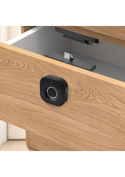 Biyometrik Parmak Izi Kilidi Siyah Anahtarsız Dolap Kilid (Yurt Dışından) indirimleri